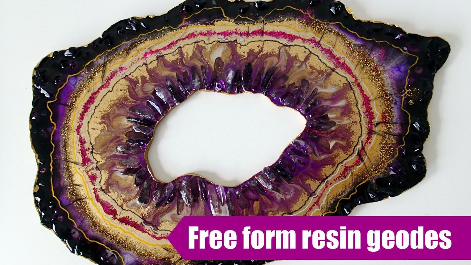 How To Make Free-form Resin Geodes and Agate Slices - Craft Resin UK