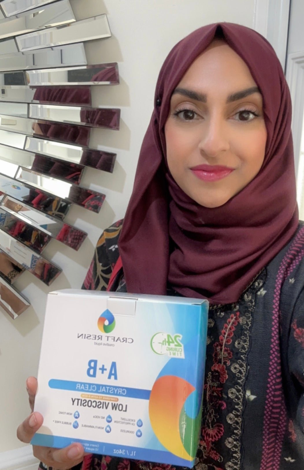 Nadia Qureshi, Resin Artist - @nis_acollection - Craft Resin UK