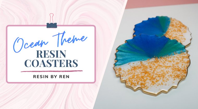 Ocean Beach Theme Coaster - Craft Resin UK