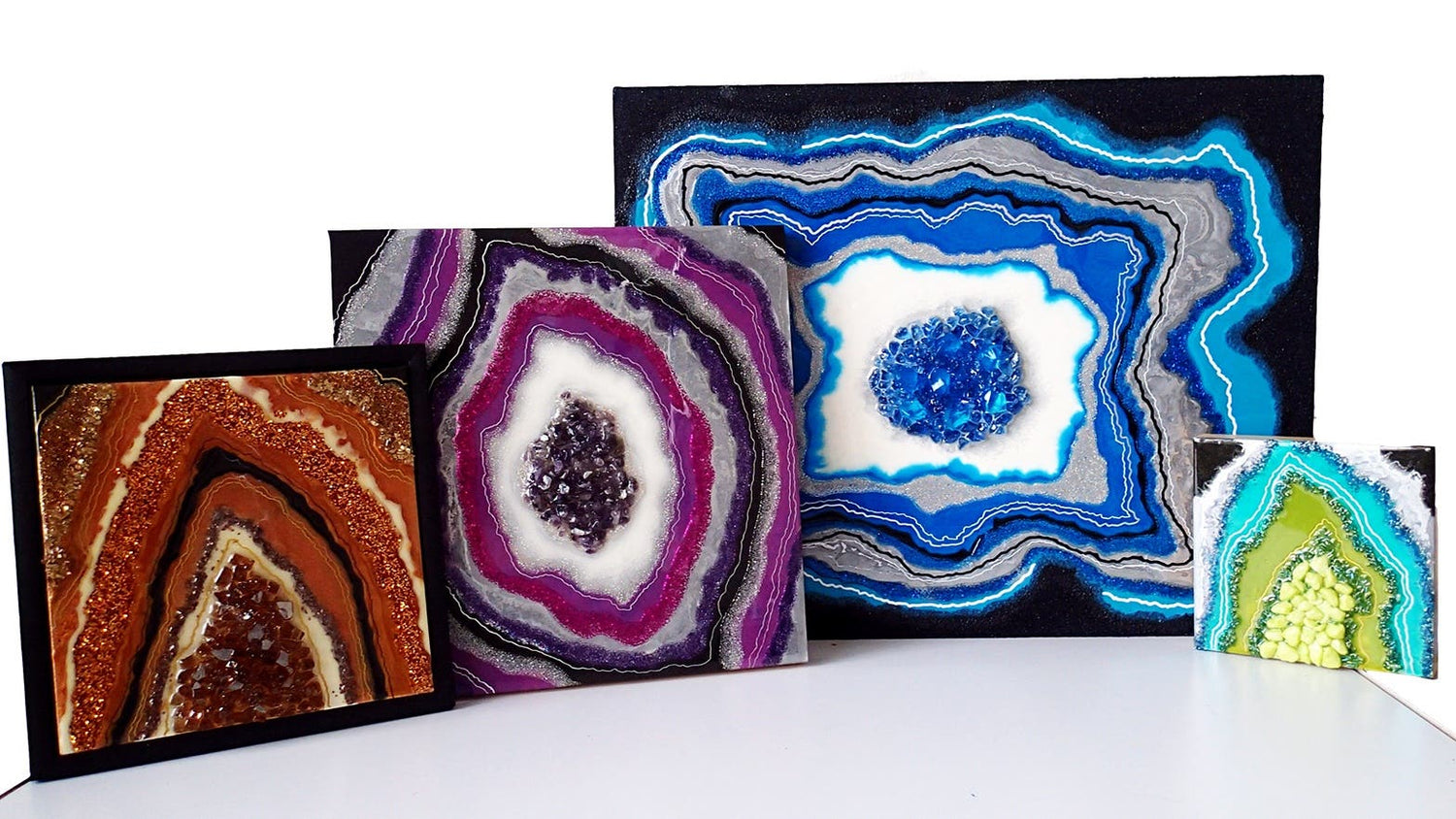 Resin Geode Basics: How to create sparkling geode art works - Craft Resin UK