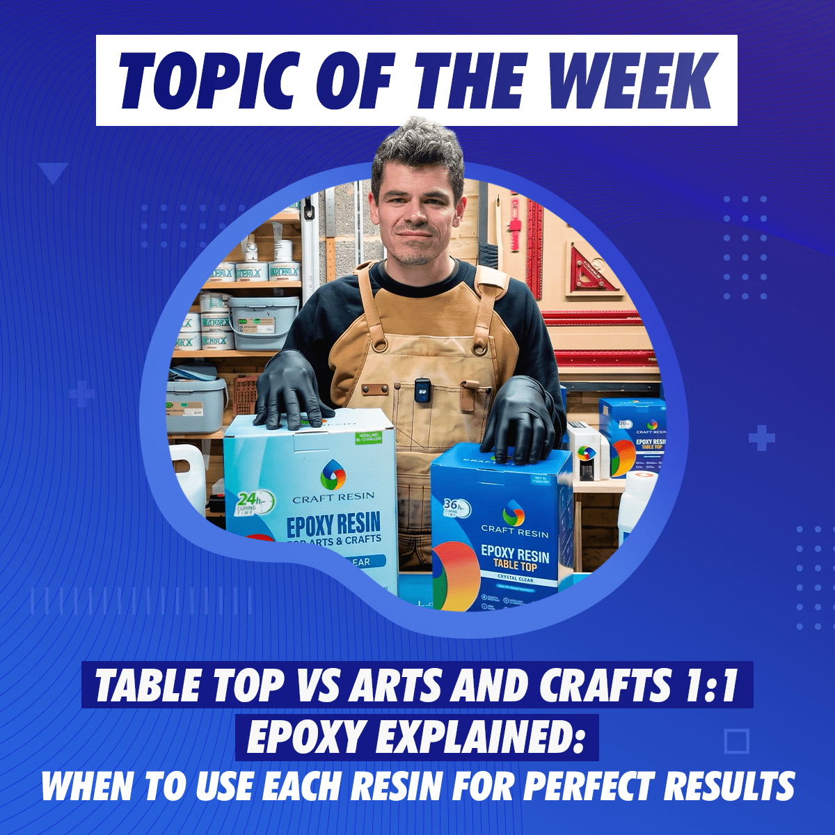 Table Top Epoxy vs Arts & Crafts Resin: Which 1:1 Epoxy Should You Use? - Craft Resin UK