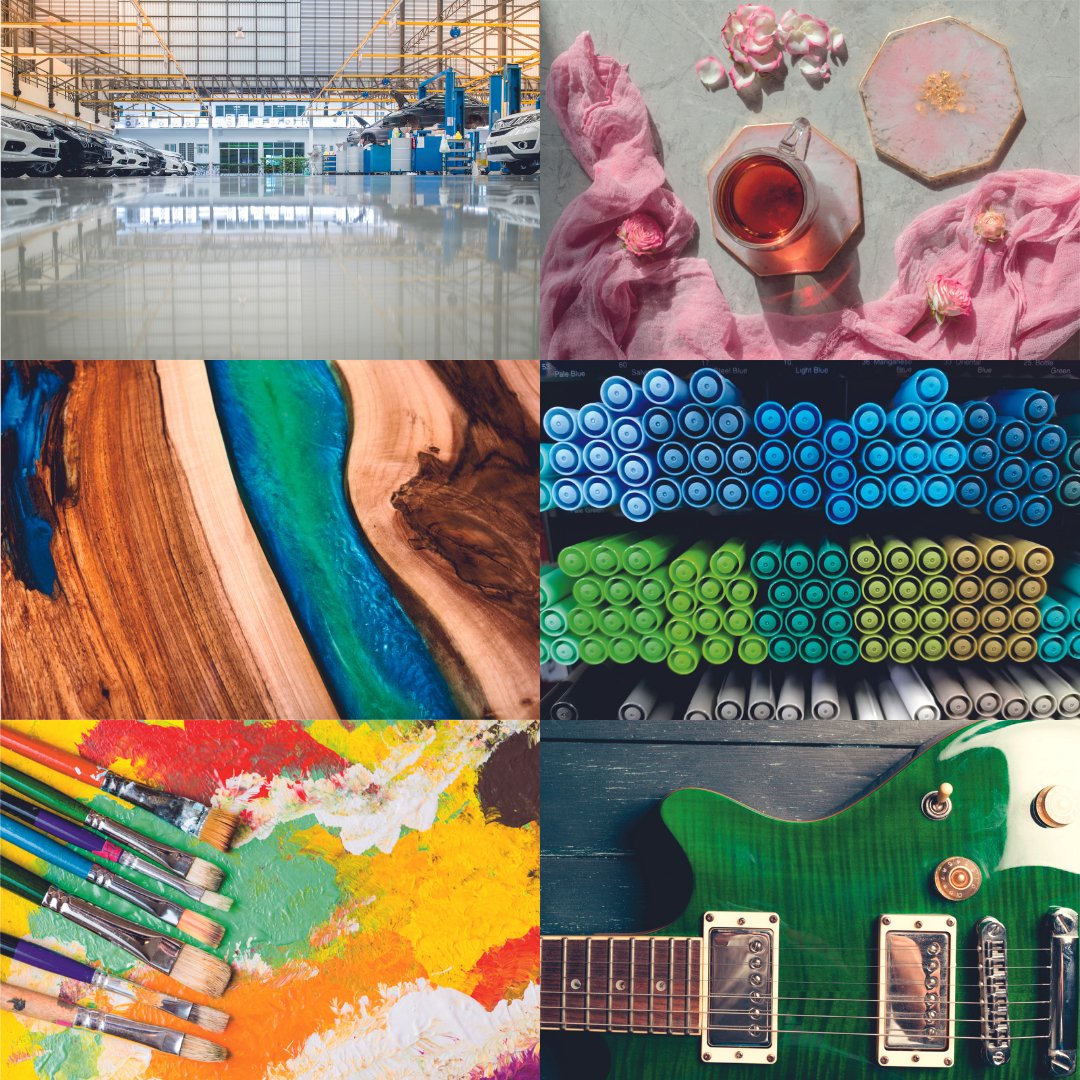 What materials Does Craft Resin's Epoxy Resin Stick To Or Not Stick To: - Craft Resin UK