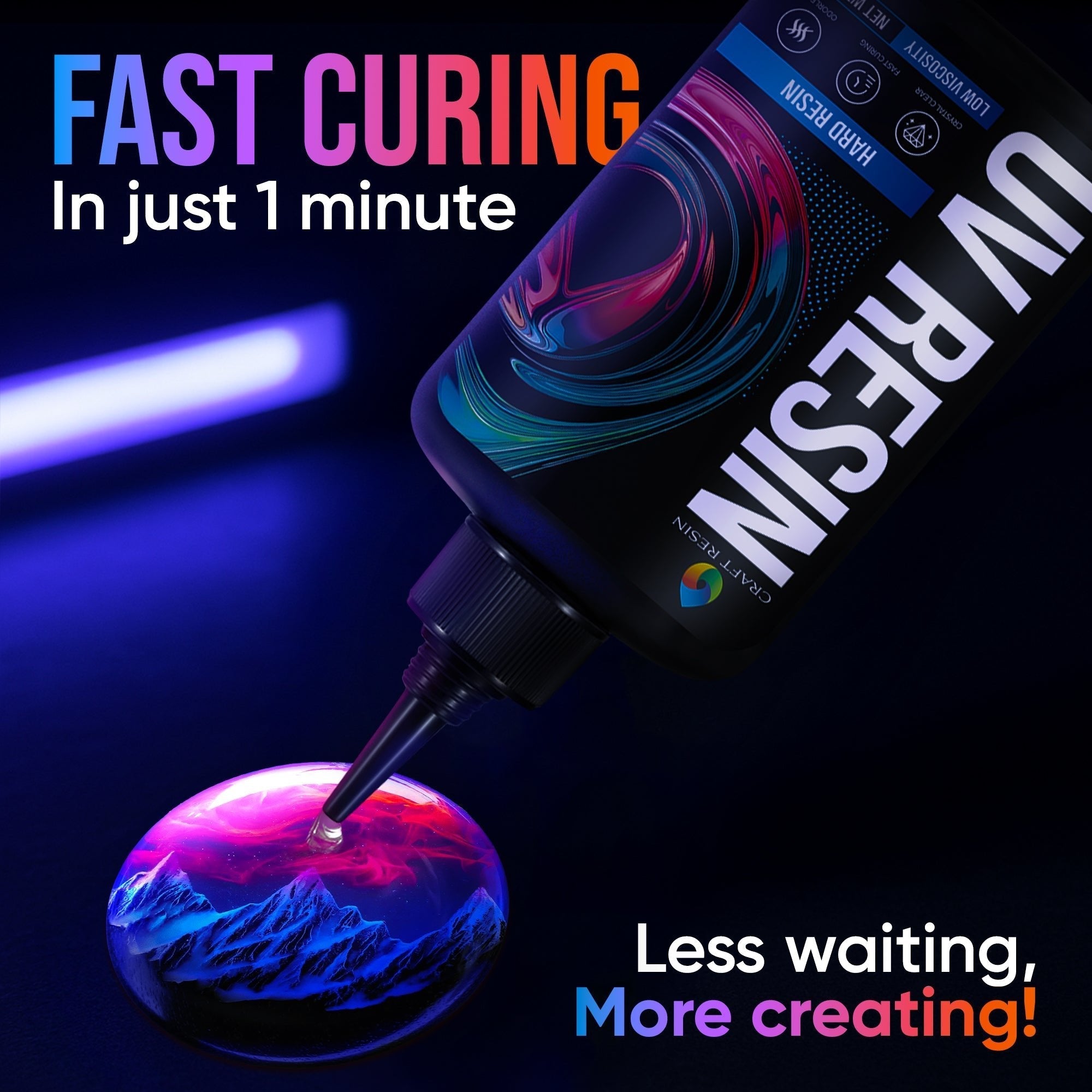 Craft Resin UV Resin - 1000g - Craft Resin UK