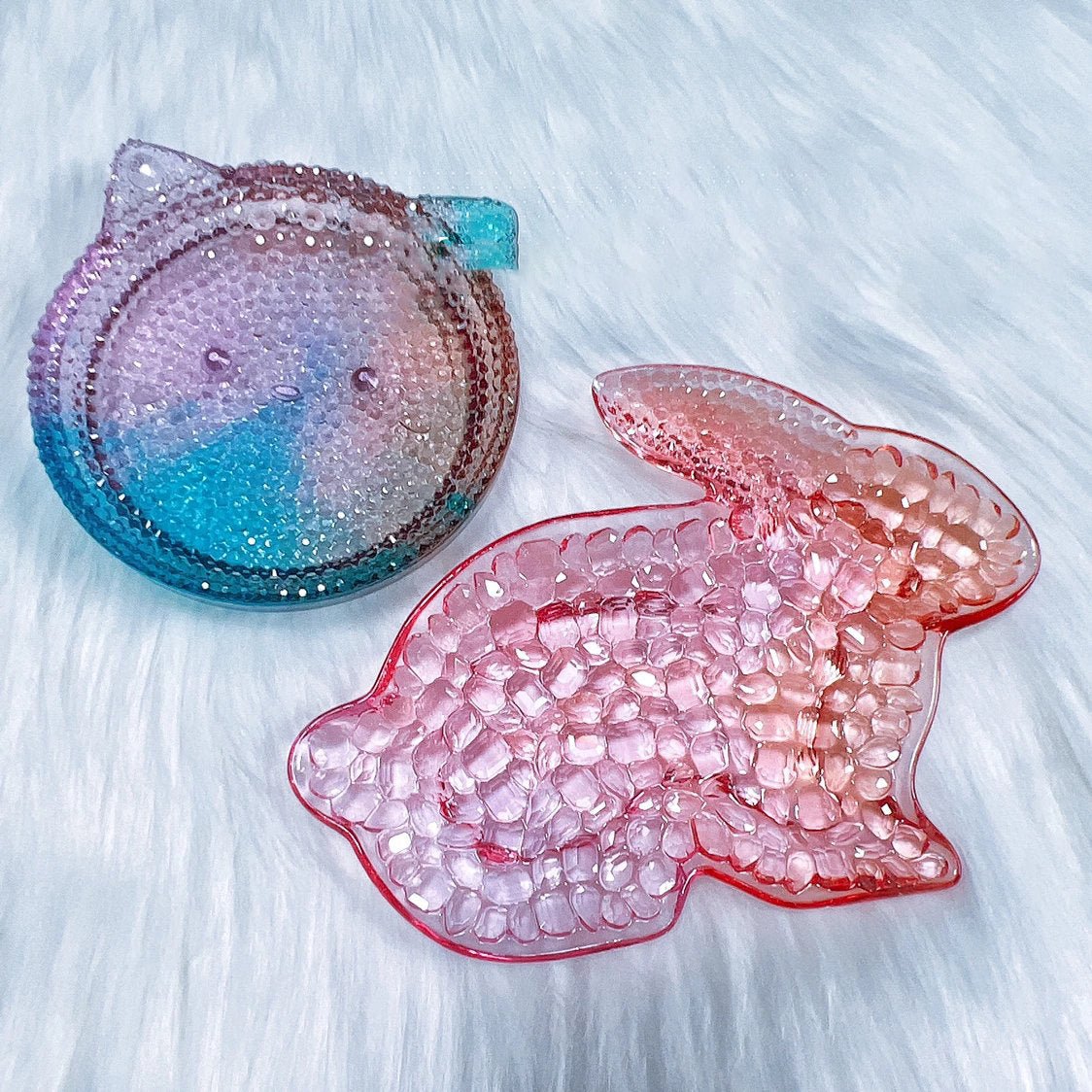 Diamond Rabbit Tray Ornament Mold - Craft Resin UK
