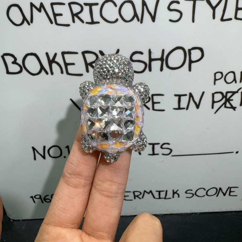 Handmade Cute Diamond Turtle Ornament Resin Mold - Craft Resin UK