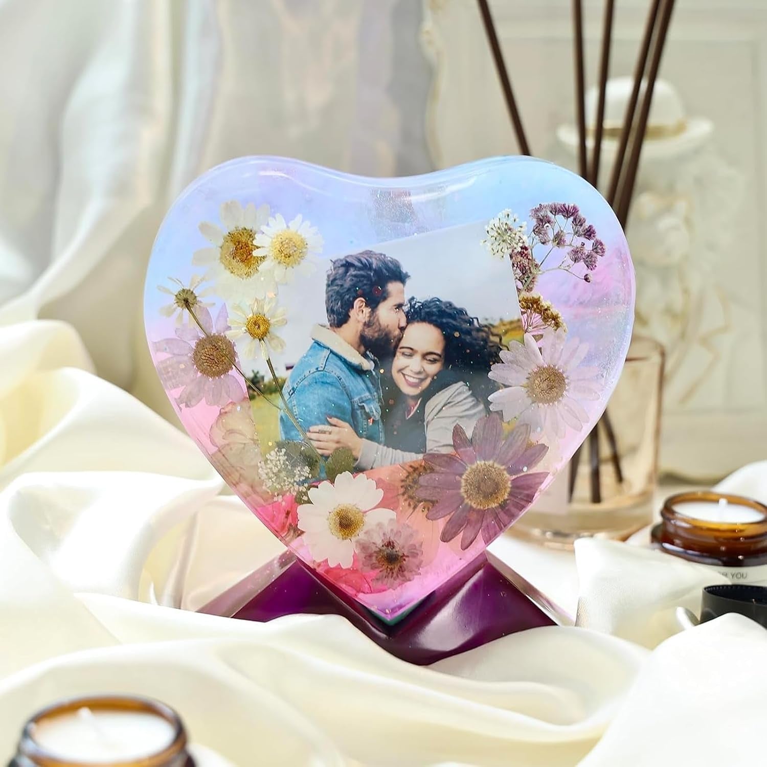 Square and Heart Frame Epoxy Resin Moulds - Craft Resin UK