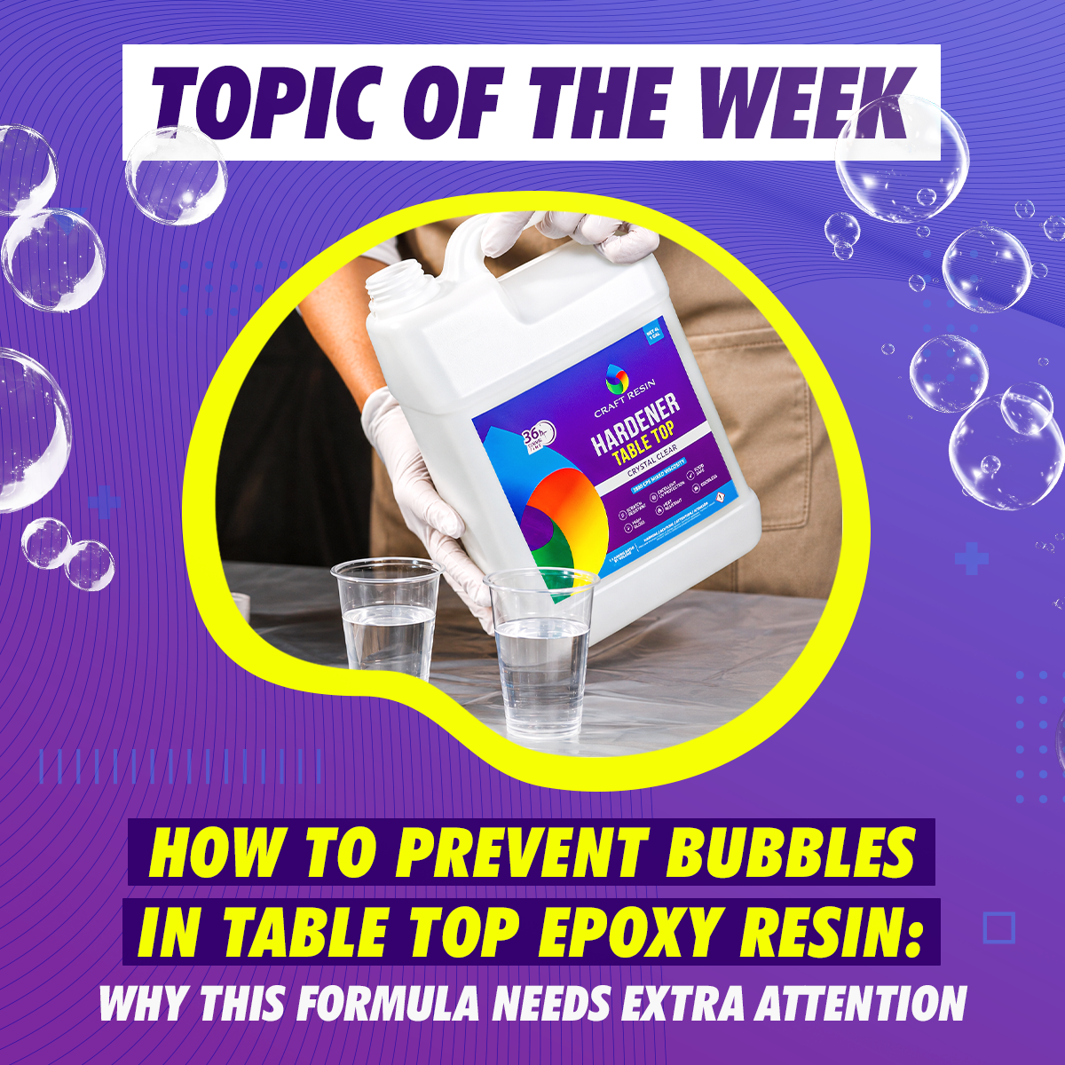 How to Prevent Bubbles in Table Top Epoxy Resin: Why This Formula Needs Extra Attention