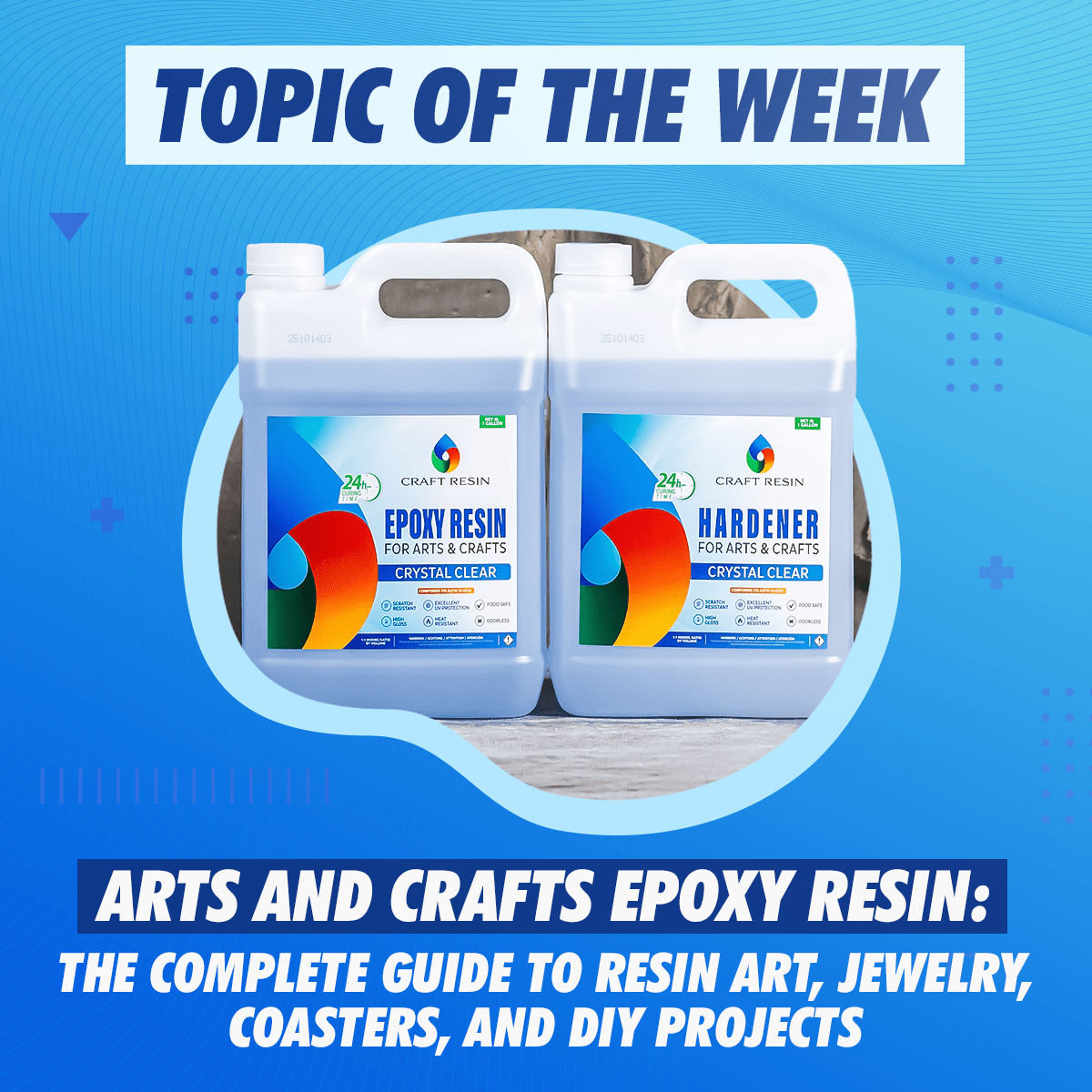 Arts and Crafts Epoxy Resin: The Complete Guide to Resin Art, Jewelry, Coasters, and DIY Projects - Craft Resin UK
