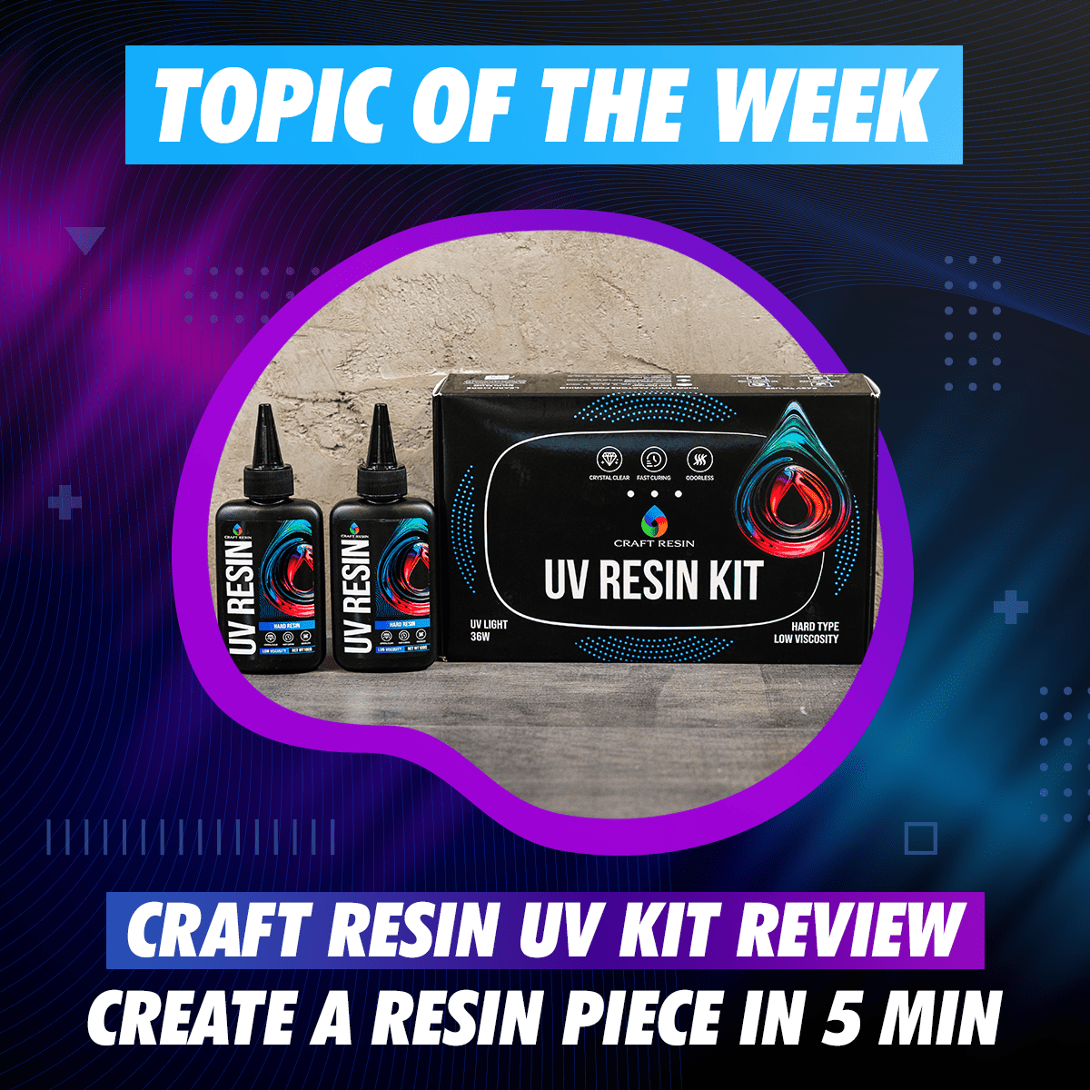 Craft Resin UV Kit Review - Create a resin piece in 5 min - Craft Resin UK