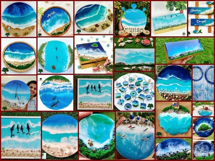 How To Create Epoxy Resin Beach Art: - Craft Resin