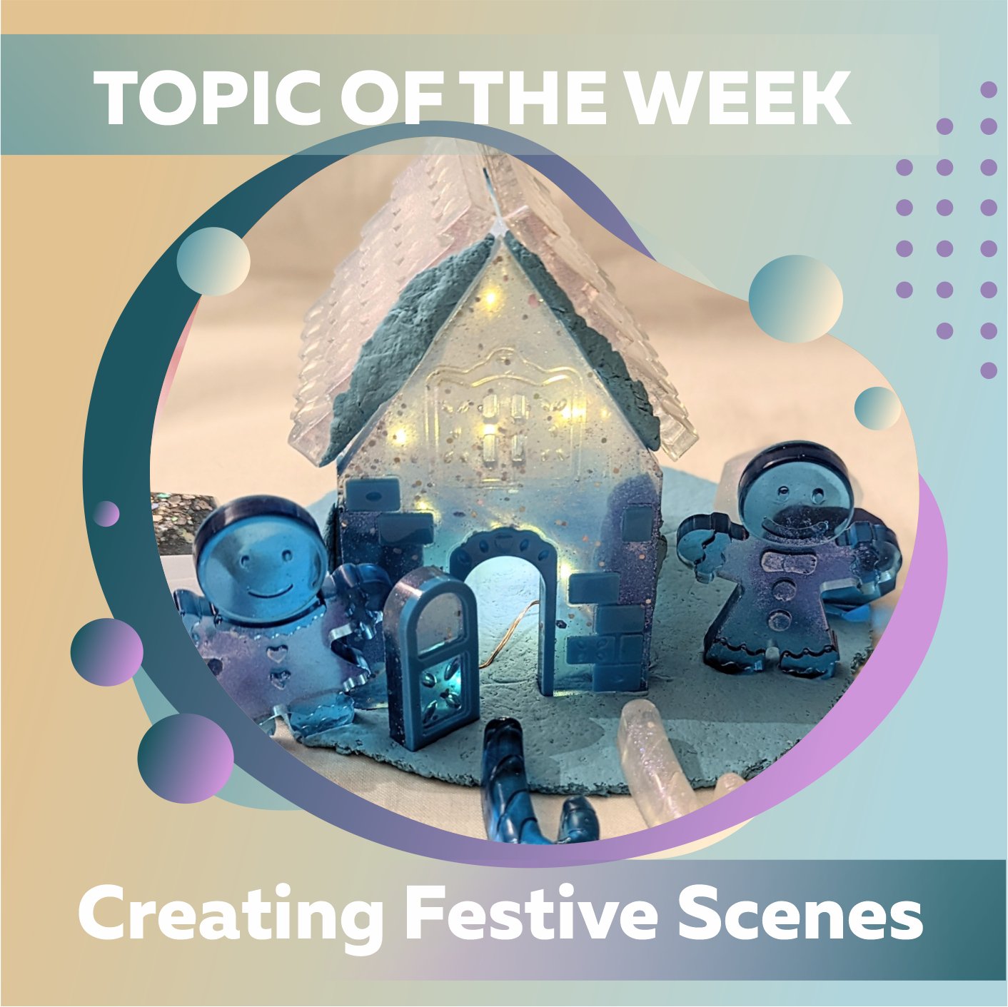How To Create Epoxy Resin Festive/Winter Scenes: - Craft Resin