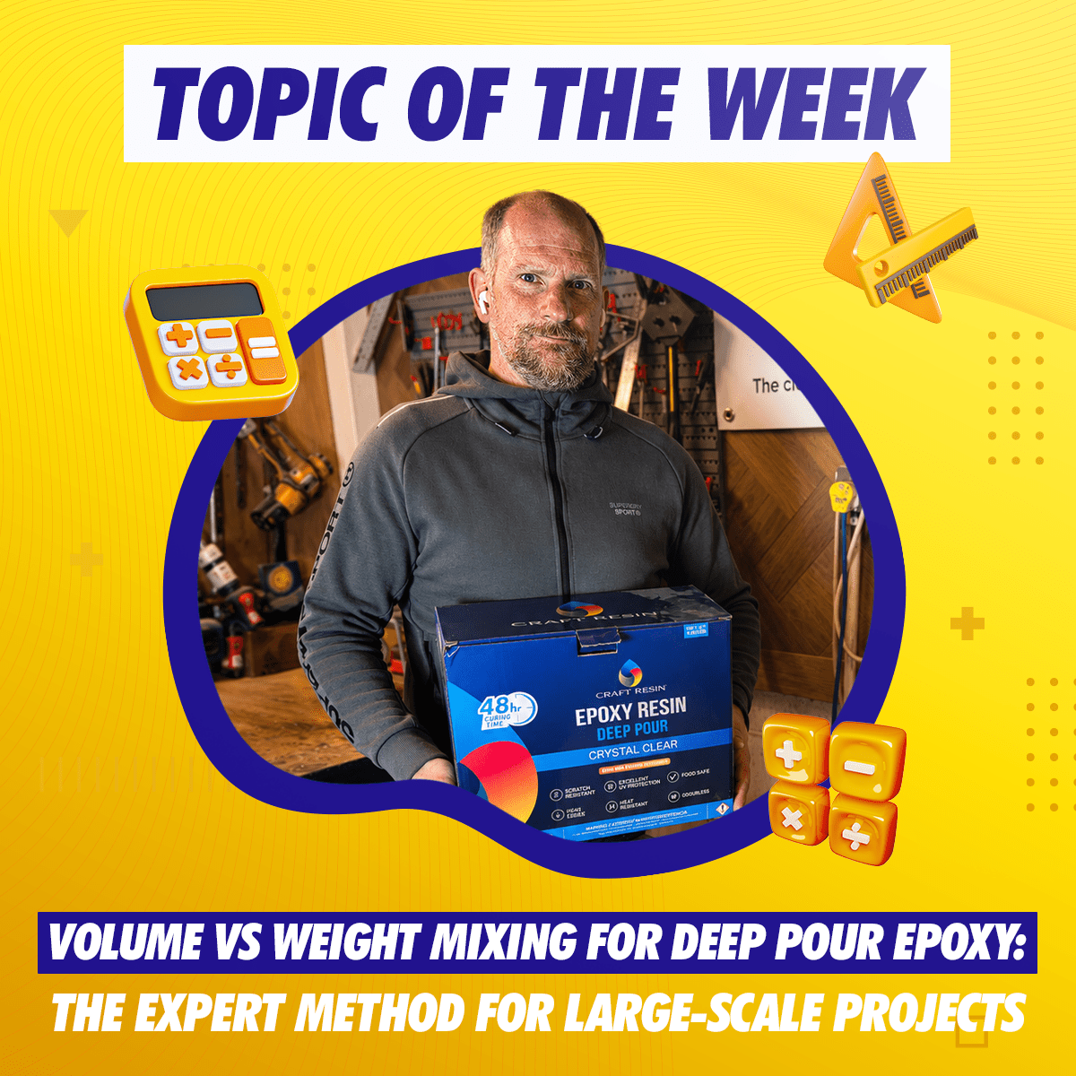 How to Mix Craft Resin Deep Pour by Weight: The Method Every River Table Maker Should Know - Craft Resin UK
