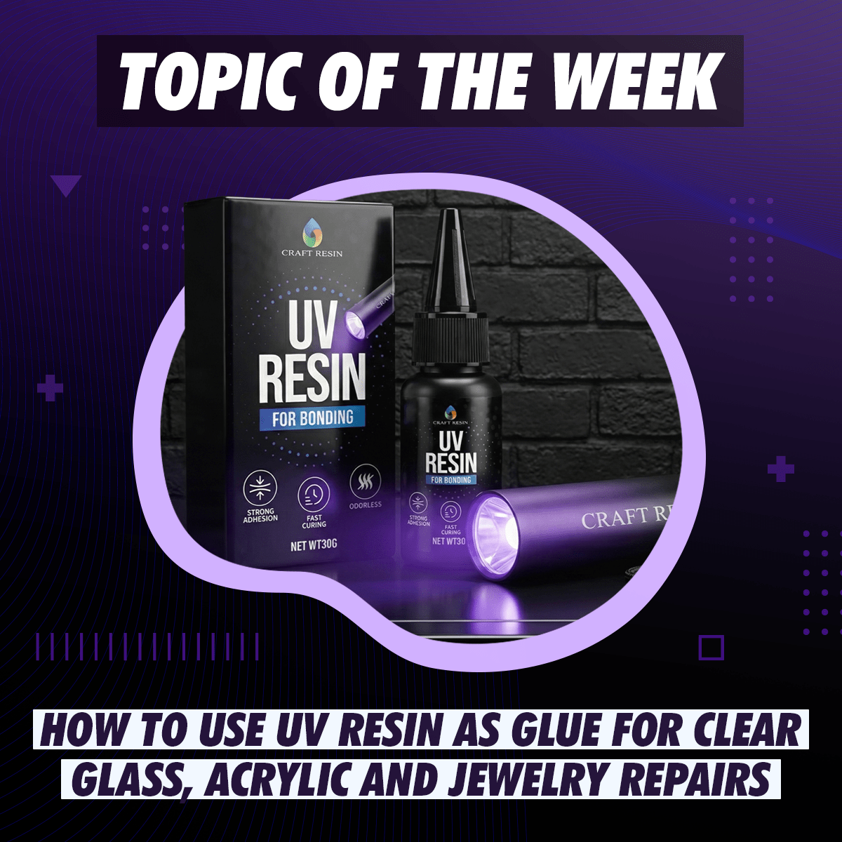 The Clear Bond: Why UV Adhesive is the Only Way to Invisibly Repair Glass and Acrylic - Craft Resin UK
