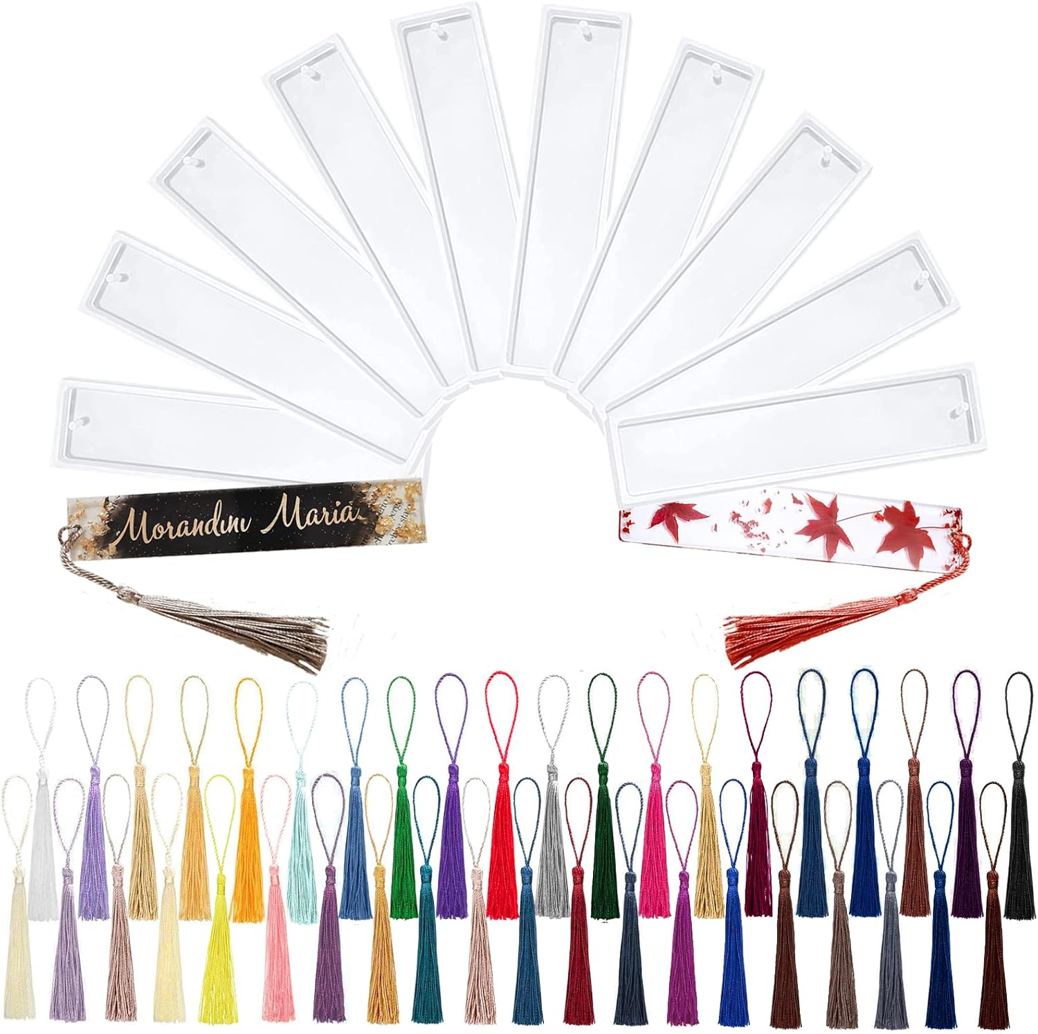 Bookmark Mould Set - set of 10 - Craft Resin UK