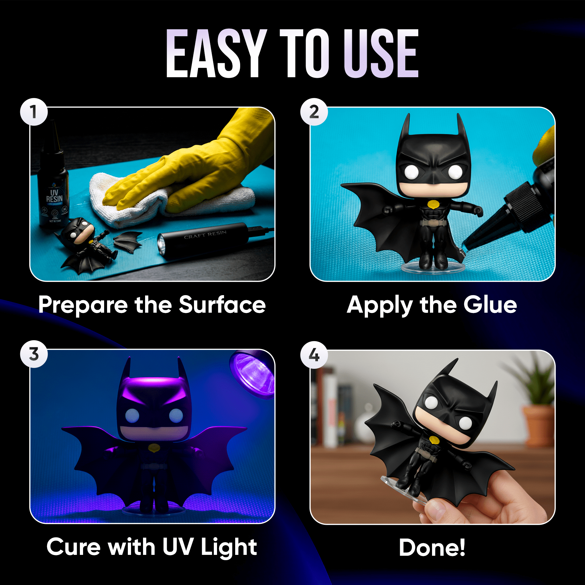 CRAFT RESIN Bonding UV with Flashlight - 30g - Craft Resin UK