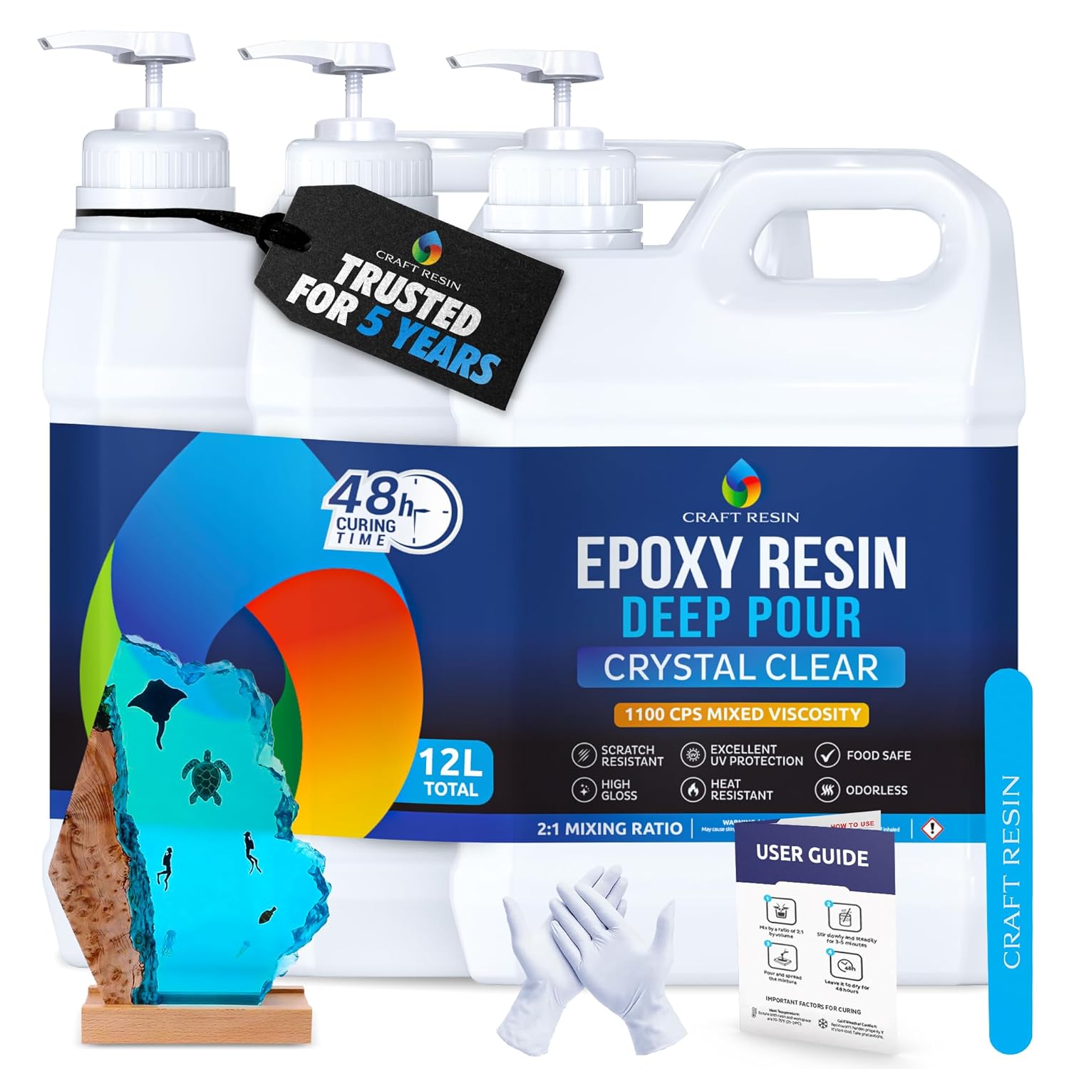 Craft Resin Deep Pour – 12L - Craft Resin UK