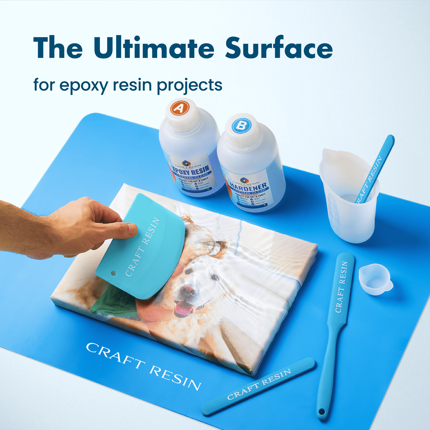 Extra Thick Silicone Craft Mat – 60x40 cm, 1.3 mm - Craft Resin UK