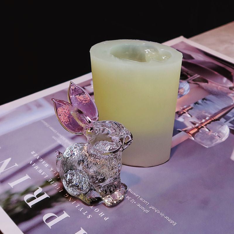 Handmade Crystal Rabbit Ornament Resin Mold - Craft Resin UK
