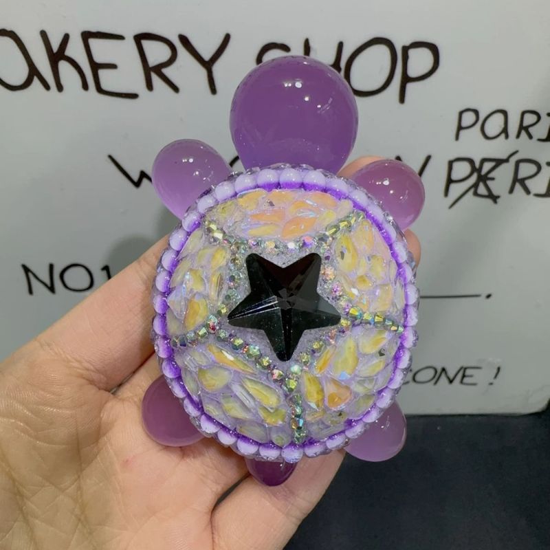 Handmade Cute Diamond Turtle Ornament Resin Mold - Craft Resin UK