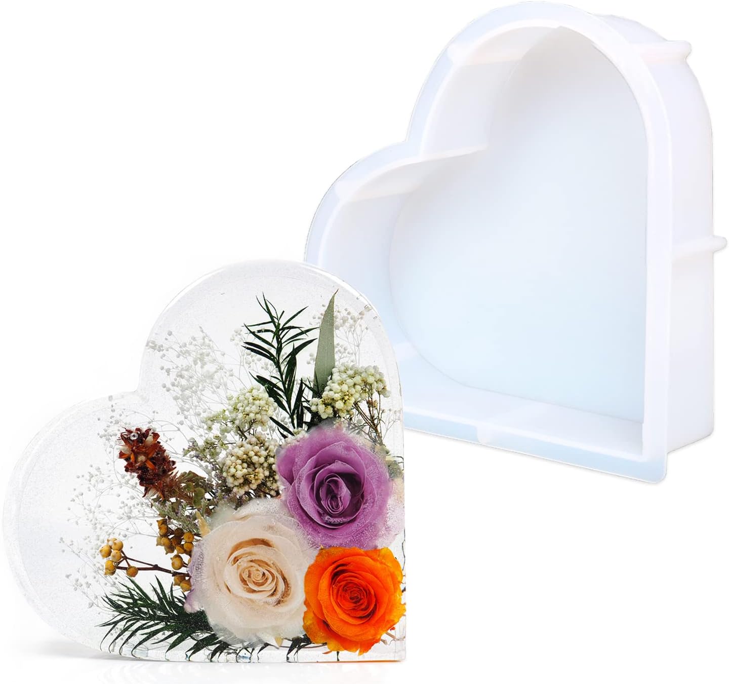 Large Heart Resin Mould - Craft Resin UK