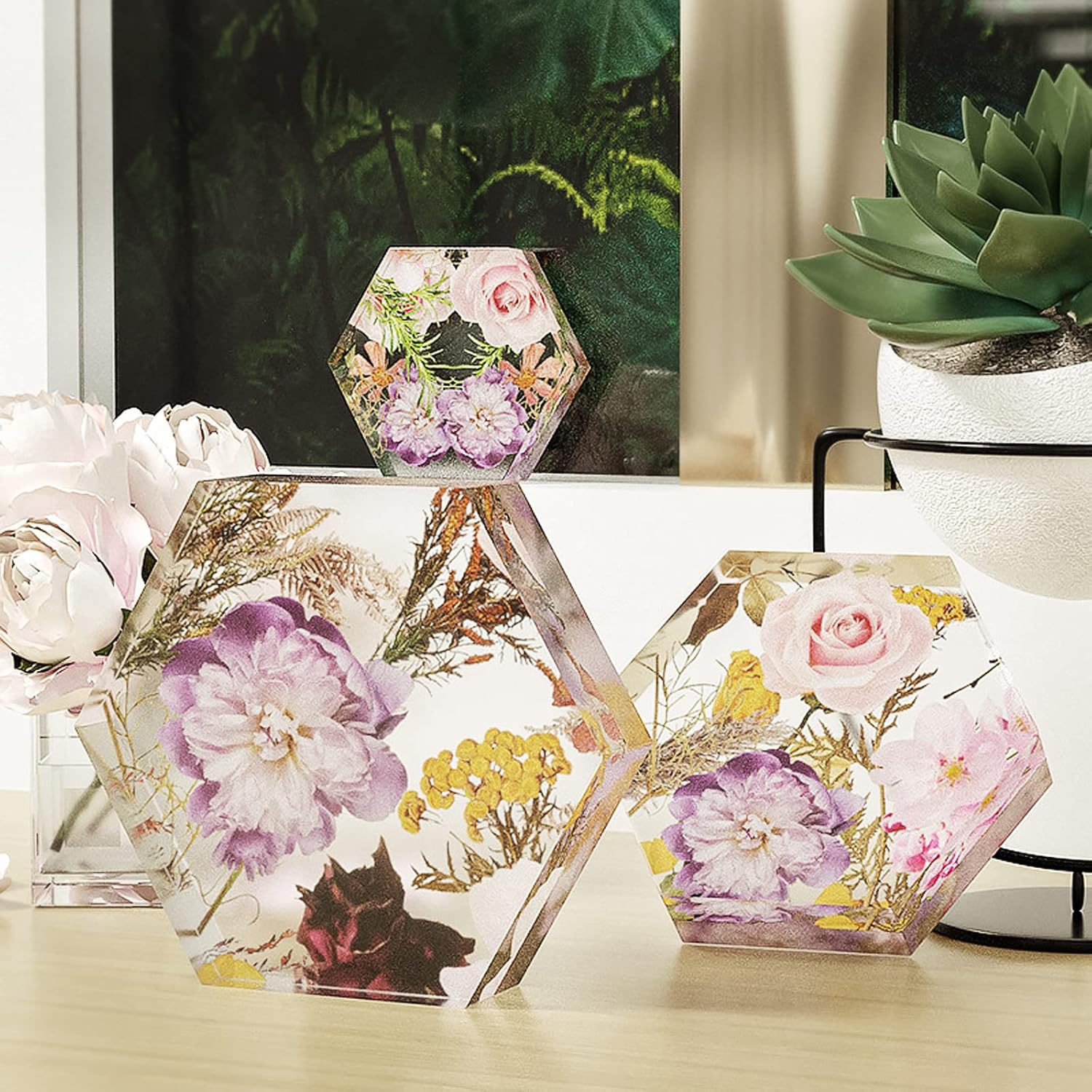 Large Hexagon Resin Mould - Craft Resin UK