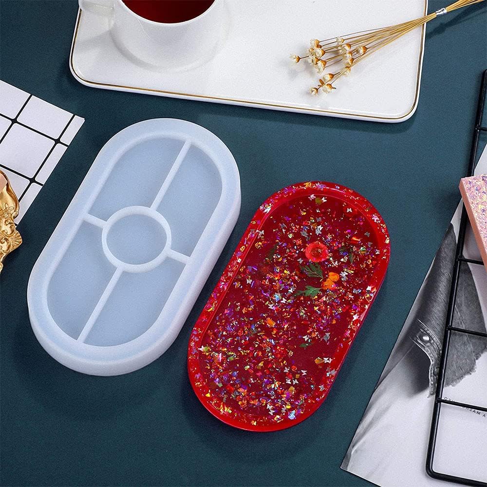 Oval Silicone Mould - Set of 2 - Craft Resin UK