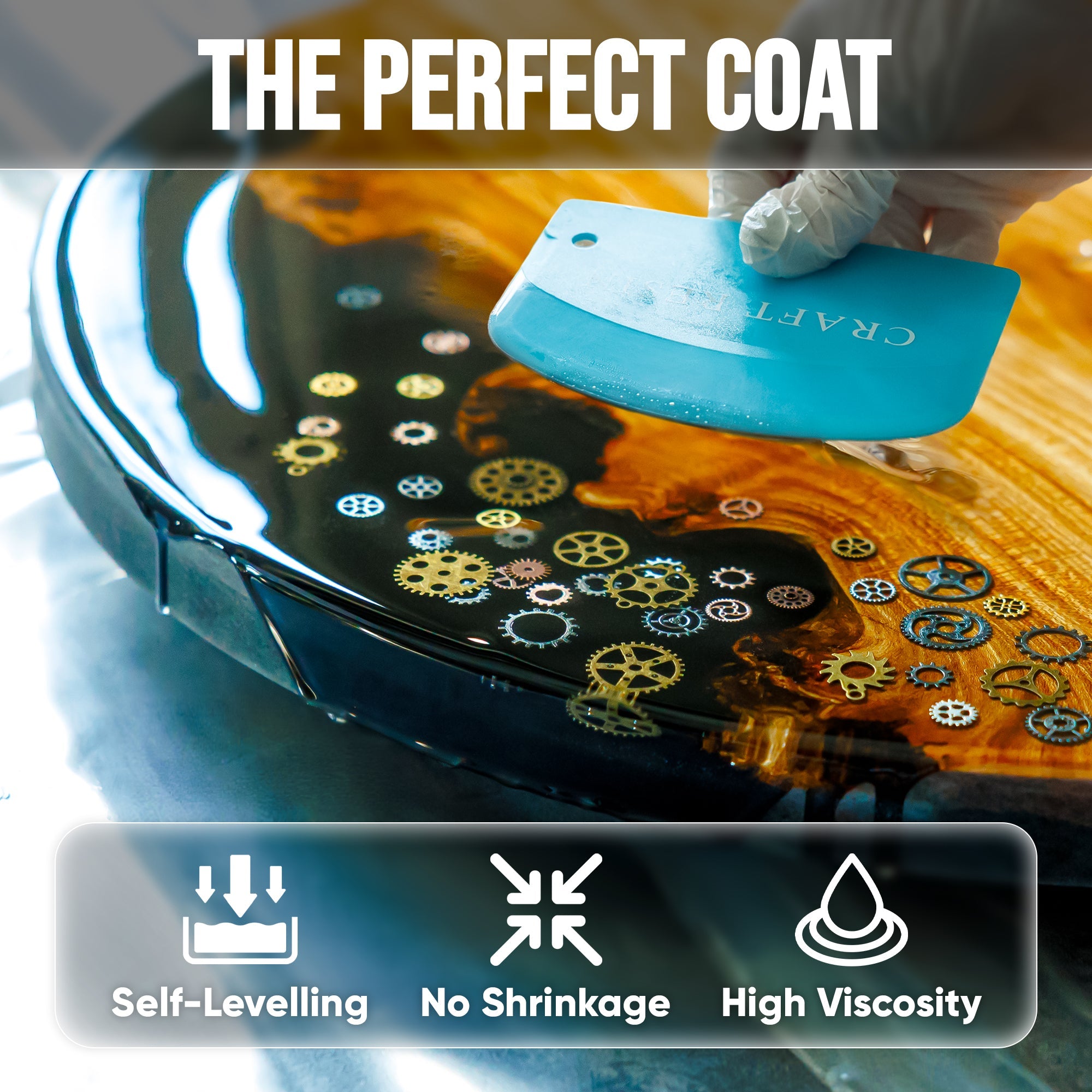 Table Top Epoxy Resin Kit — 8 L (1:1) | Ultra - Clear, Self - Leveling, UV Resistant - Craft Resin UK