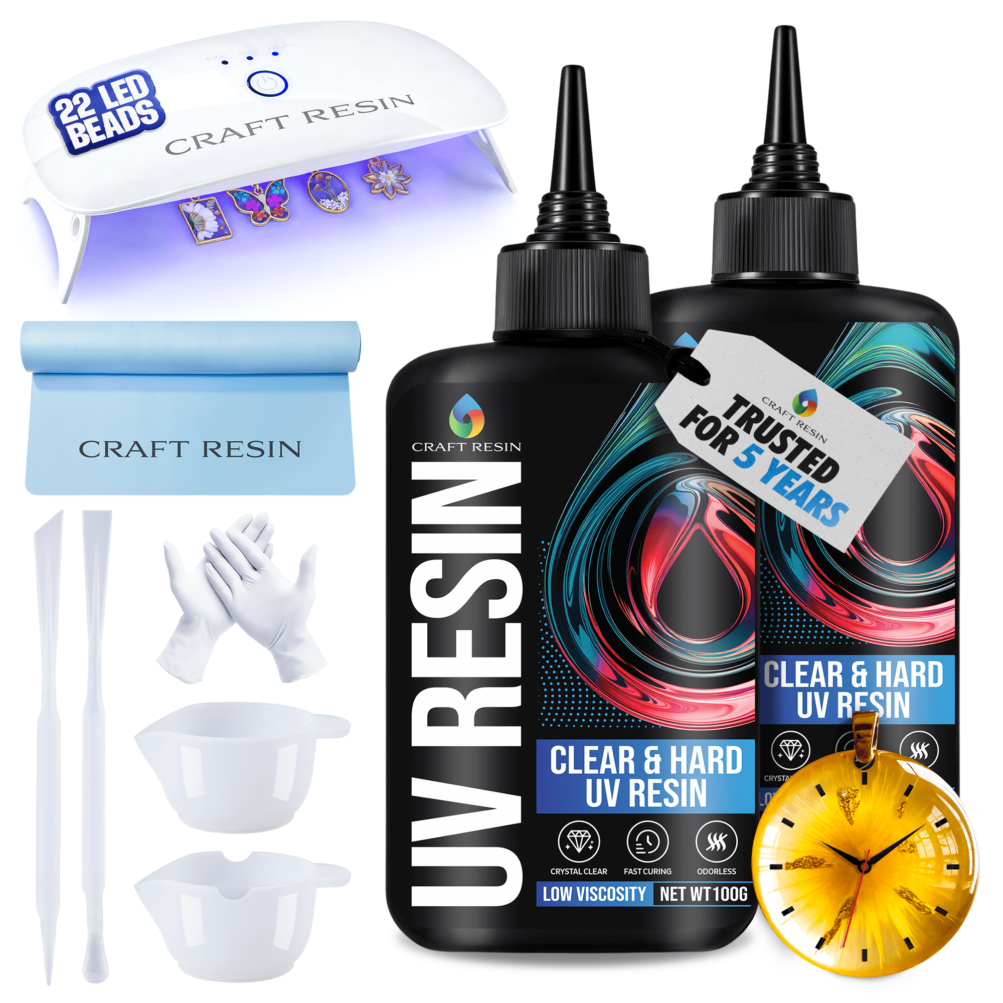 UV Resin Kit with Lamp - Craft Resin UK