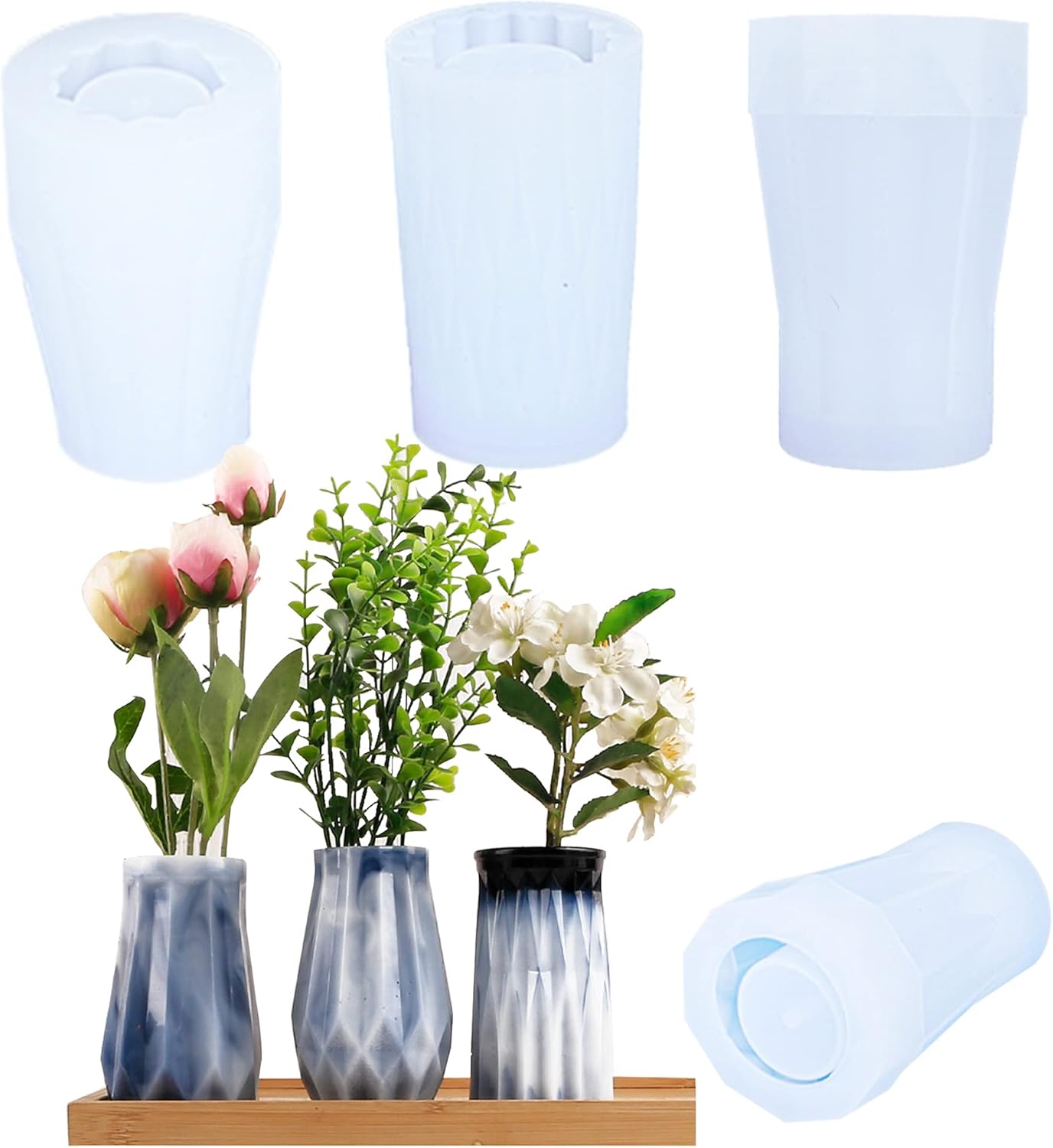 Vase Resin Moulds - set of 3 - Craft Resin UK