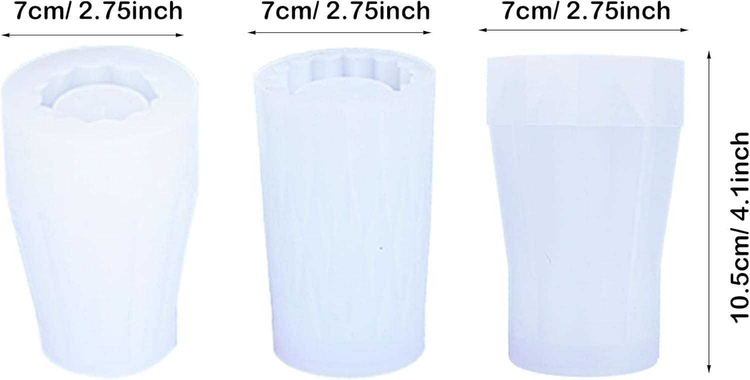 Vase Resin Moulds - set of 3 - Craft Resin UK