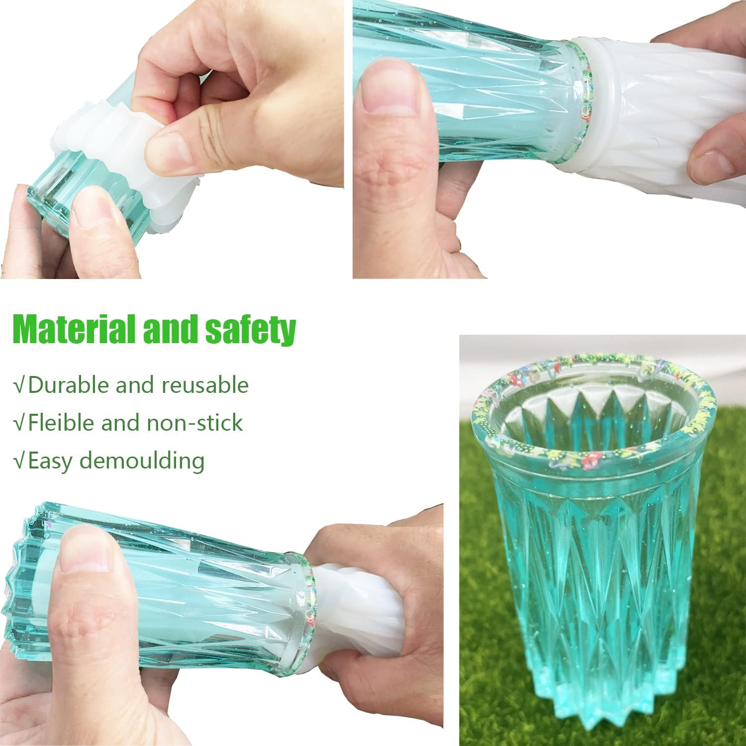 Vase Resin Moulds - set of 3 - Craft Resin UK