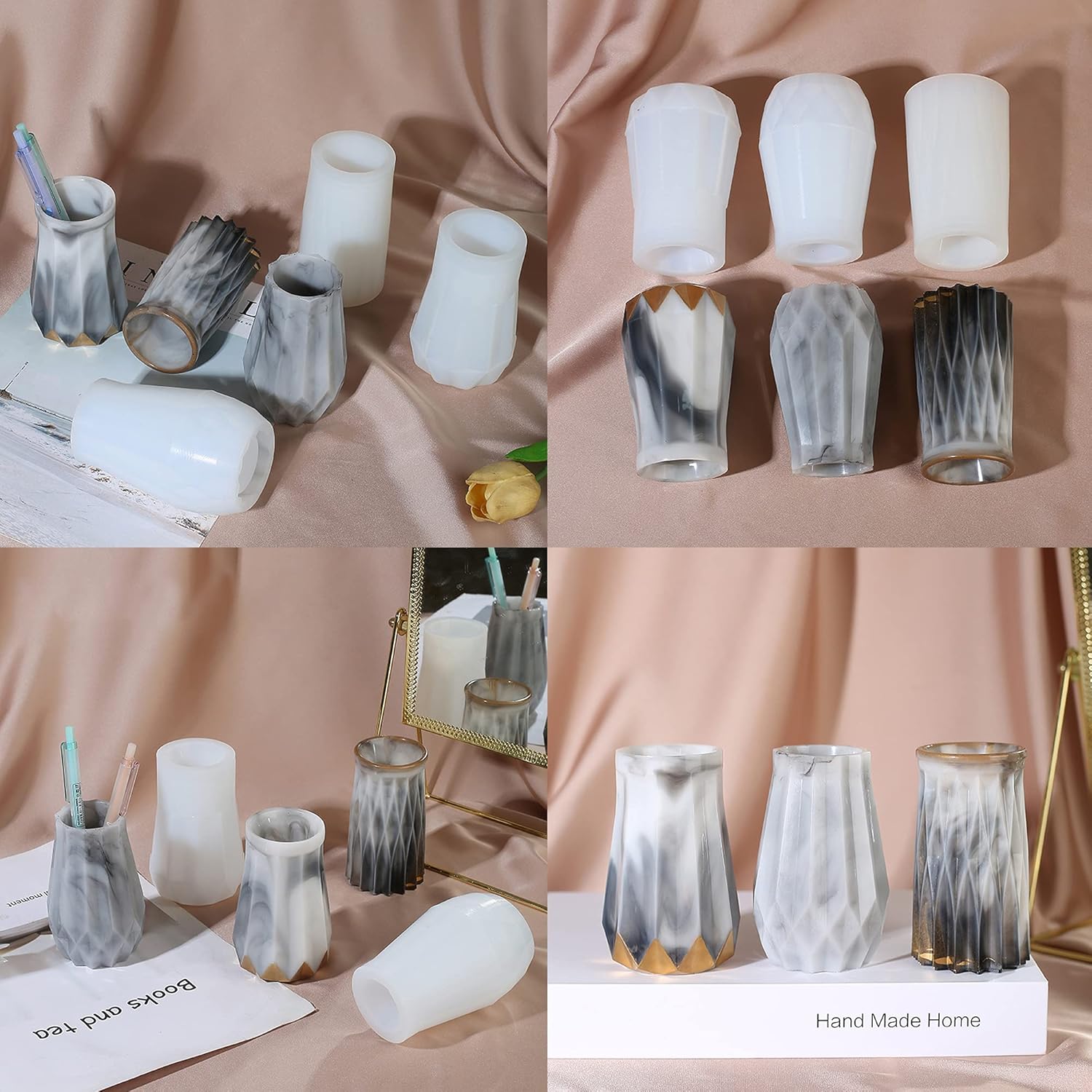 Vase Resin Moulds - set of 3 - Craft Resin UK